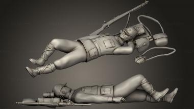 Military figurines japan Soldiers 2012 3d model
